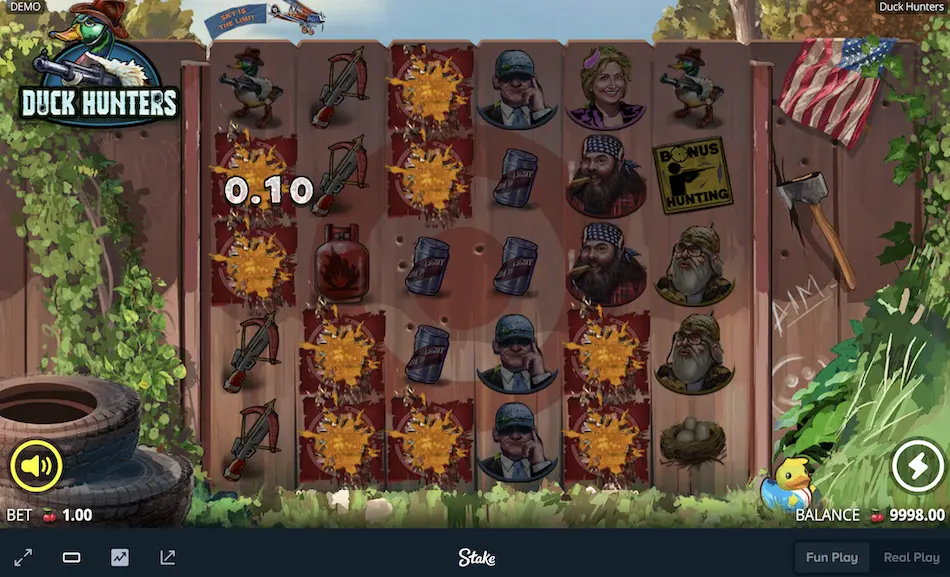 Demo slot screen illustration