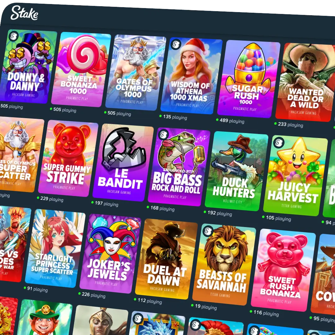 Stake slot section